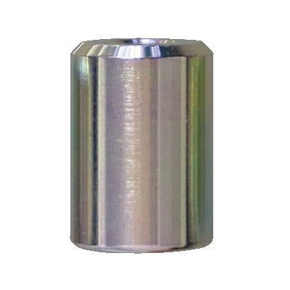 KL-0069-7005 - Casquillo de centrado Ø19: Cilindro metálico hexagonal con orificio central en un extremo