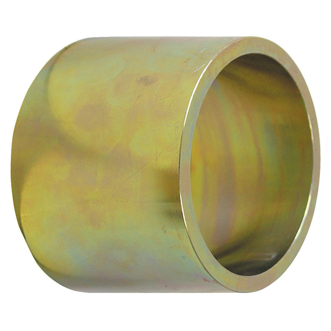 KL-0039-1402 - Alojamiento: Manguito cilíndrico hueco de metal con acabado dorado iridiscente