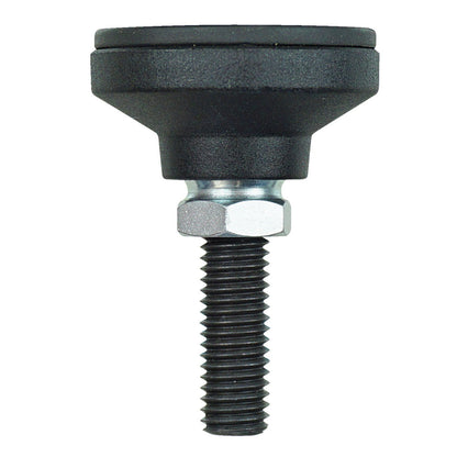 KL-0033-3003 A - Soporte Ø40: Tornillo con cabeza tipo pomo plástica y contratuerca metálica