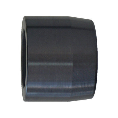 KL-0282-533 A - Sello del eje del anillo de presión: Pieza cilíndrica metálica hueca de color negro con acabado mate