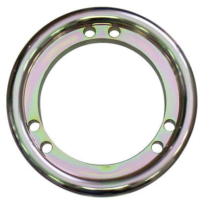KL-0029-1602 A - Anillo de soporte, estrecho: Anillo metálico circular con seis orificios para tornillos en el borde interior