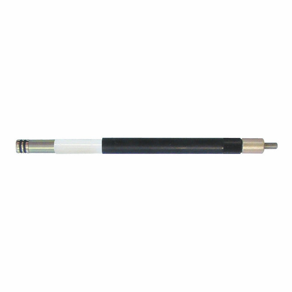 KL-0500-4050 - Tubo guía completo: Varilla larga con extremo roscado, sección negra central y anillos metálicos