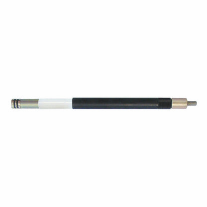 KL-0500-4050 - Tubo guía completo: Varilla larga con extremo roscado, sección negra central y anillos metálicos