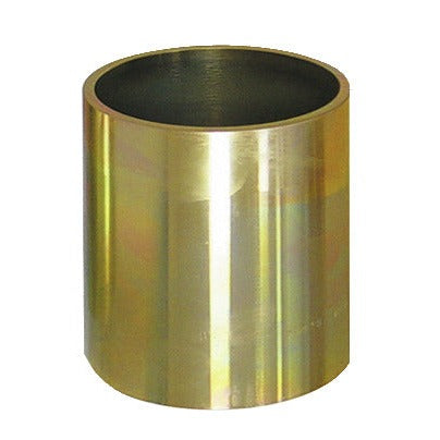KL-0039-1784 - Manguito de presión/soporte largo Ø84/Ø76: Manguito cilíndrico metálico hueco de acabado dorado