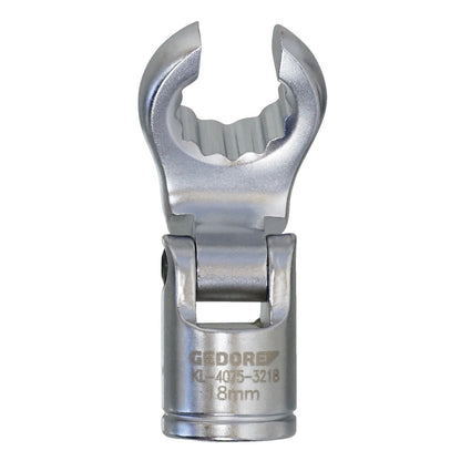 GEDORE Automotive KL-4075-3218 - Clé à molette pour joints SW18, D-6 pans, 3/8"