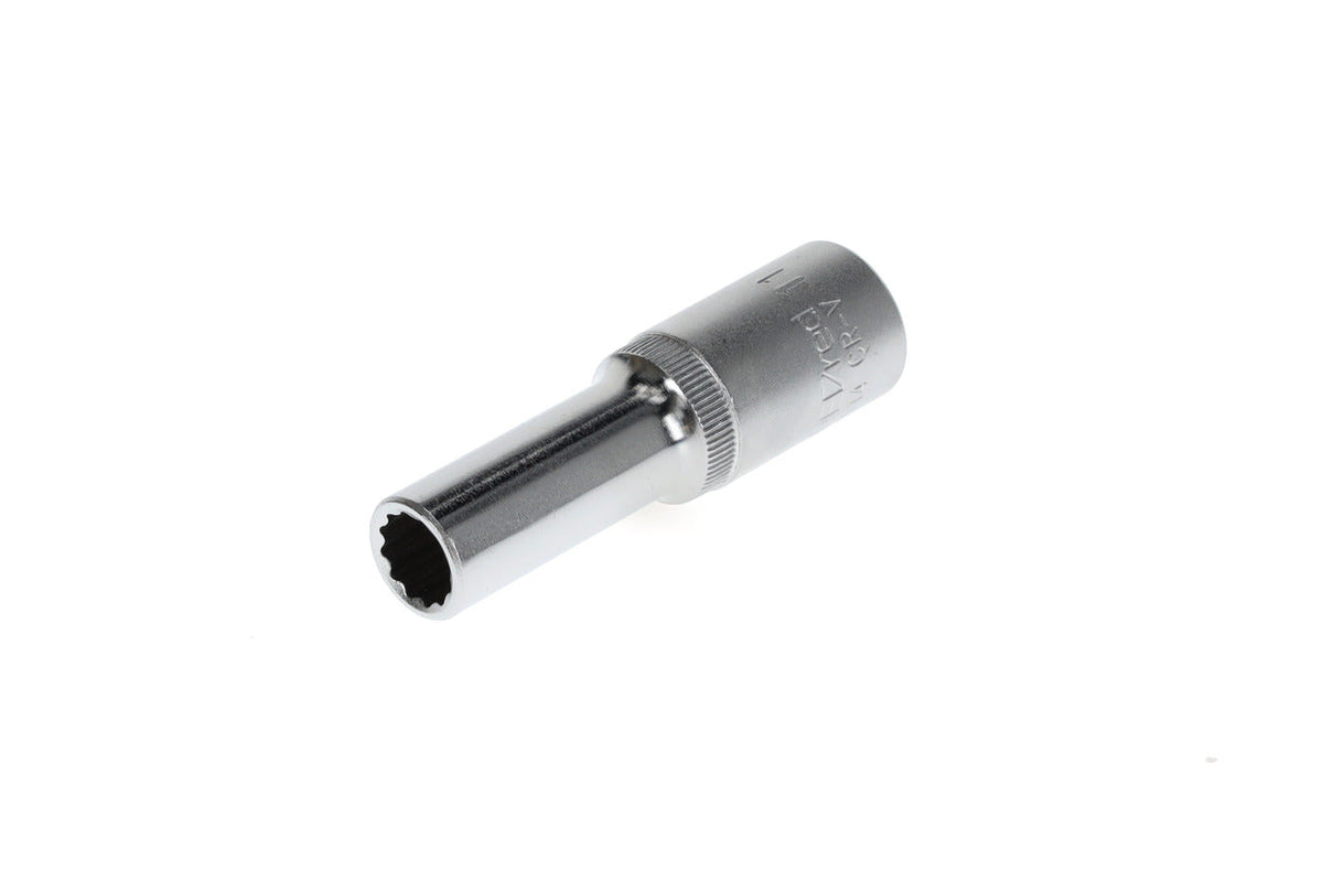 Vaso 1/2" bi-hexagonal 11 mm 77 mm