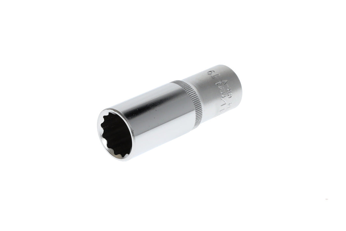 Vaso 1/2" bi-hexagonal 19 mm 77 mm