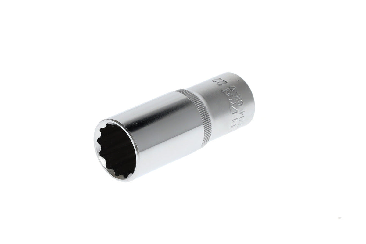 Vaso 1/2" bi-hexagonal 22 mm 77 mm