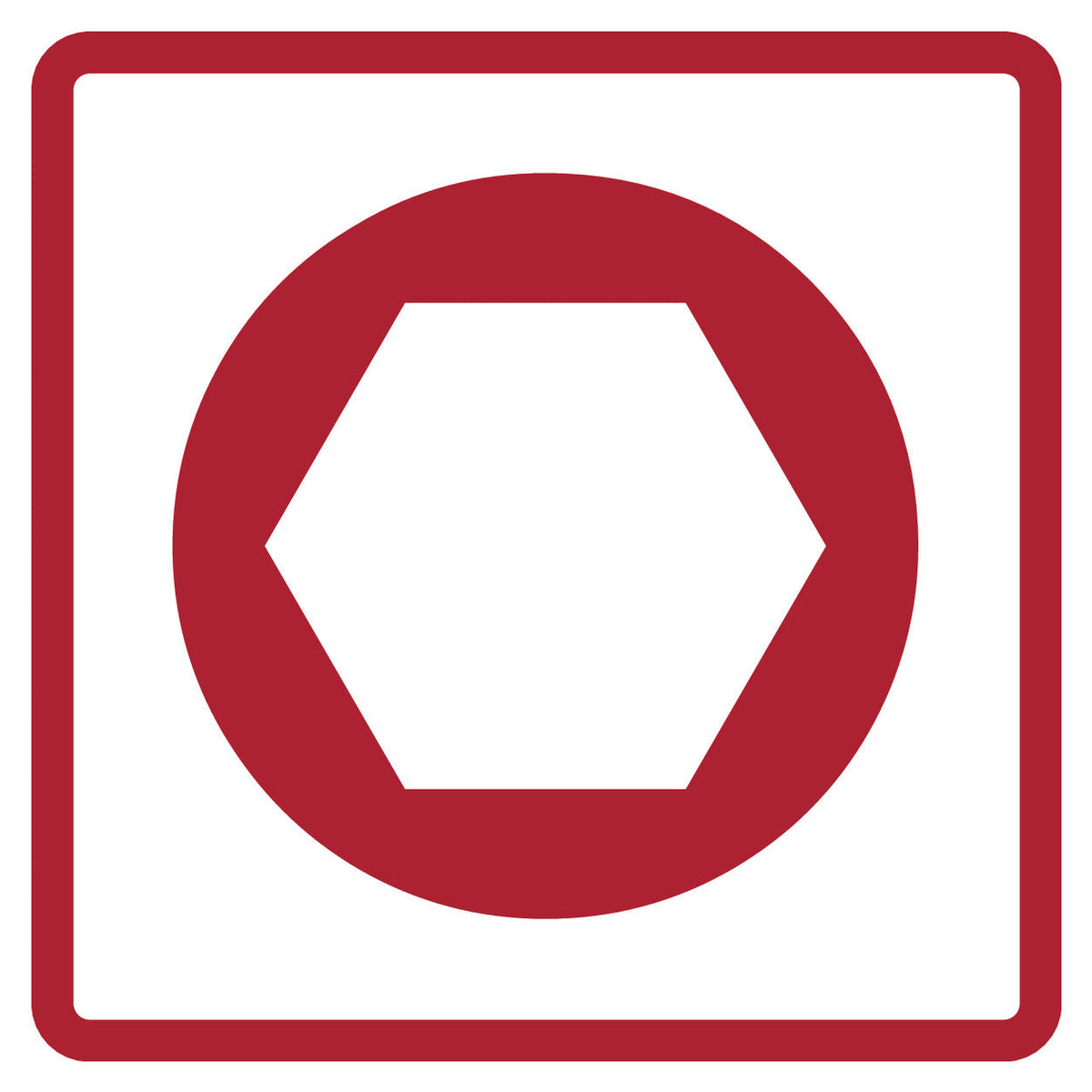 Vaso 1/2" hexagonal