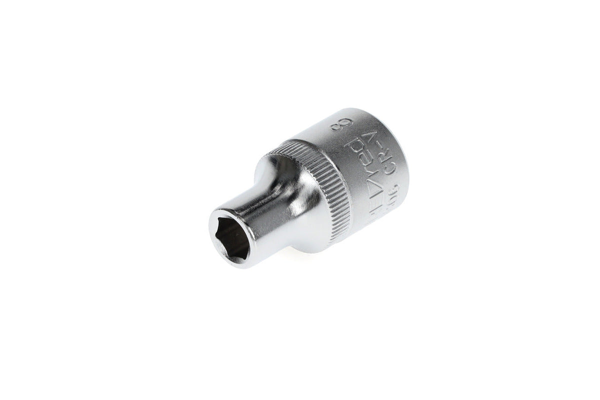 Vaso 1/2" hexagonal 8 mm 38 mm