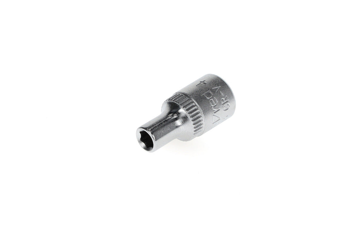 Vaso 1/4" hexagonal 4 mm 25 mm