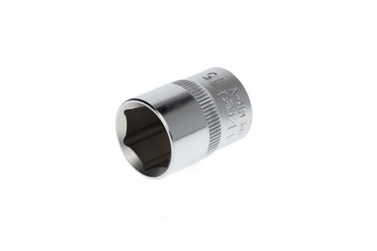 Vaso 3/8" hexagonal 15 mm
