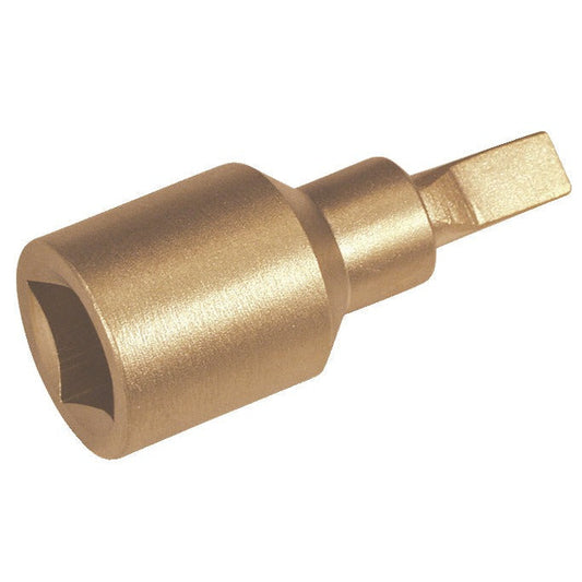 Vaso con punta plana antichispa 1/2" 4 mm