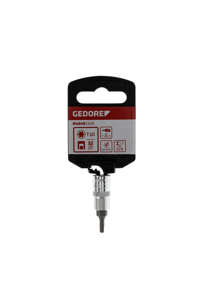 Vaso destornillador 1/4" Torx (TX)