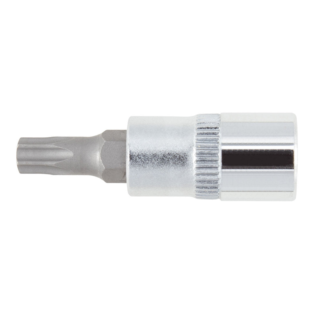 Vaso destornillador 1/4" Torx (TX) inviolable