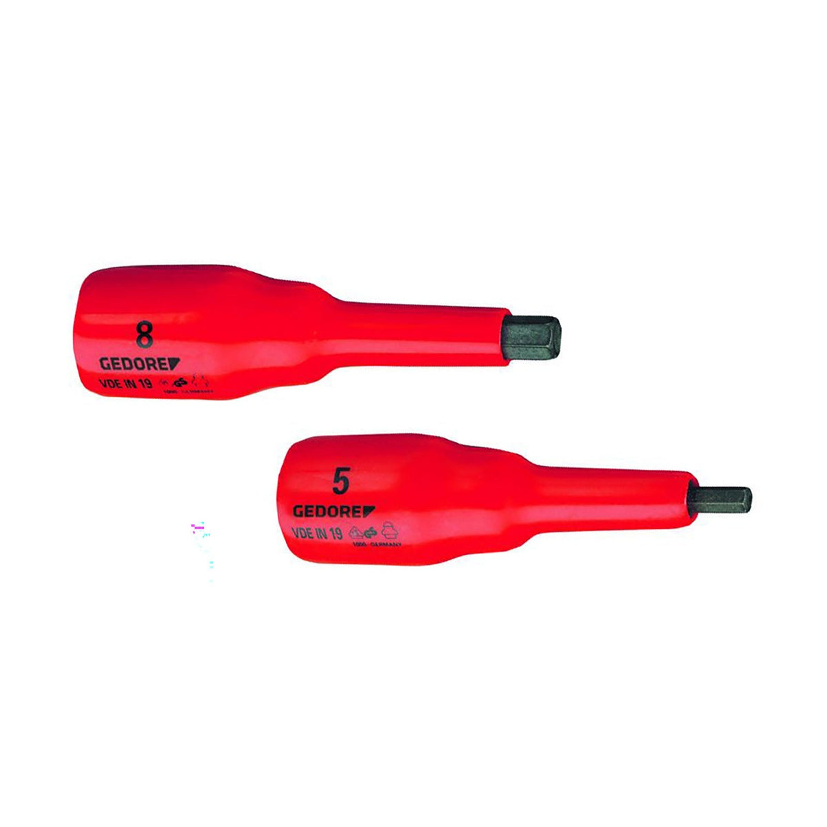 Vaso destornillador VDE 1/2" hexagonal (Allen) 1000 V