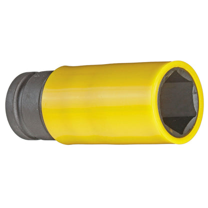 Vaso de impacto 1/2" con camisa protectora 19 mm