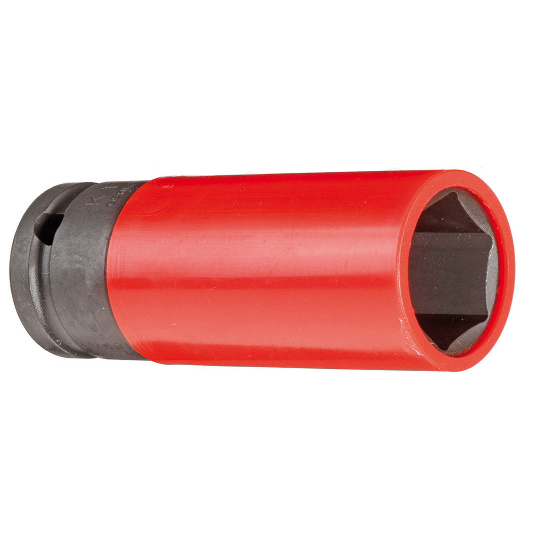 Vaso de impacto 1/2" con camisa protectora 21 mm